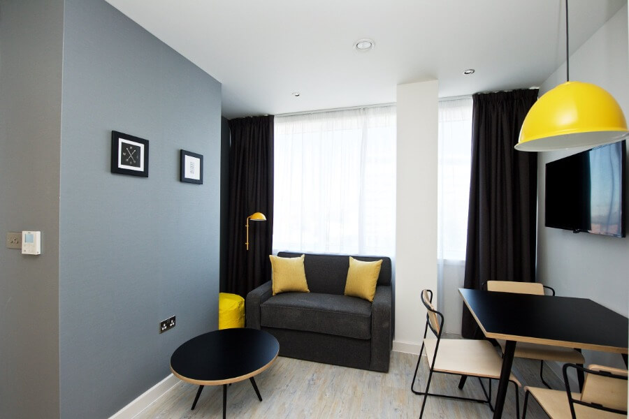 InnClusive’s apartment at Piccadilly Station, Manchester - Living area