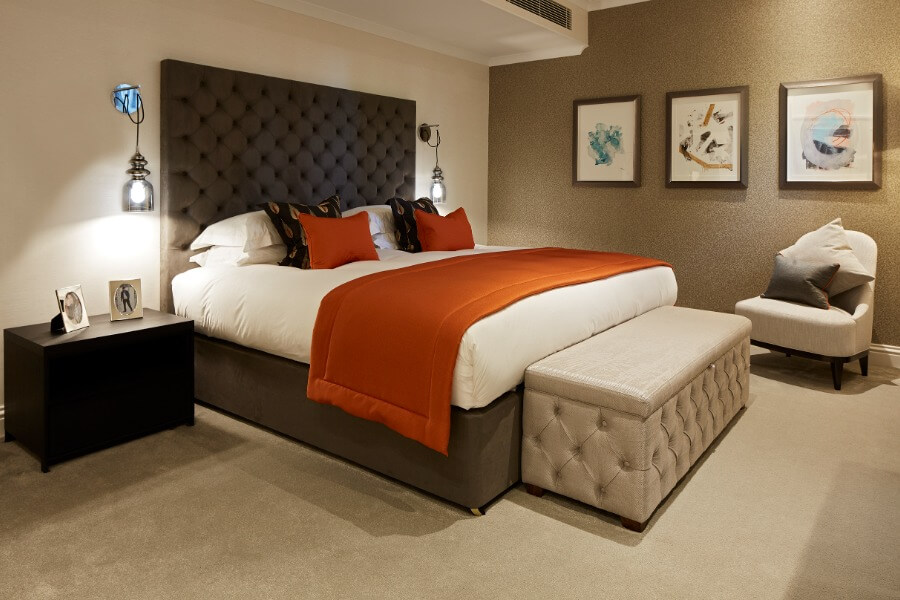 InnClusive’s apartment at Hyde Park Gate, London - bedroom