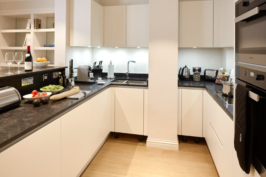 InnClusive’s apartment at Hyde Park Gate, London - kitchen