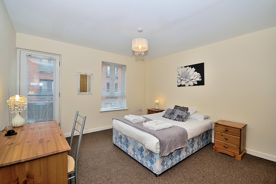 InnClusive's Bakers Court in Chester - bedroom