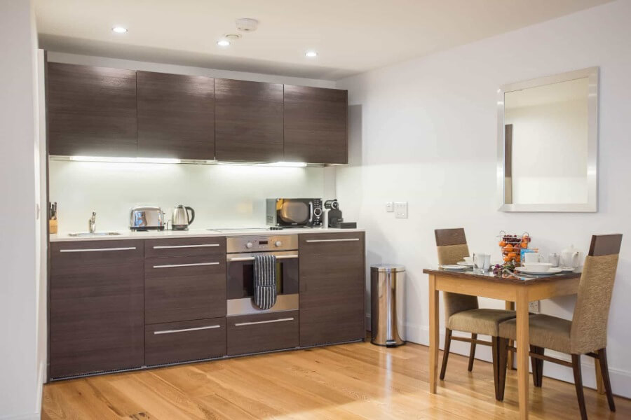 InnClusive’s apartment at Cabot Circus, Bristol - Kitchen