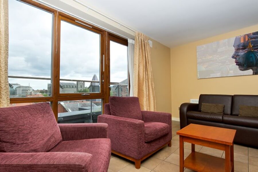 InnClusive’s apartment at Saint Augustine Street, Dublin - Living area