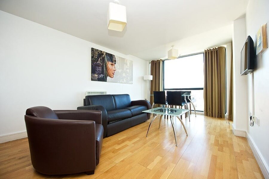 InnClusive’s apartment at Duke Street, Liverpool - Living area