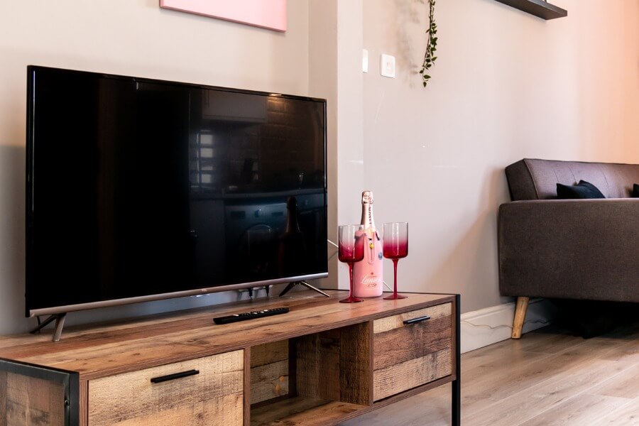 InnClusive’s apartment at Gibraltar Street, Sheffield - living area