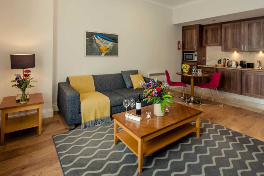 InnClusive’s apartment at Leeson Street, Dublin - Living area