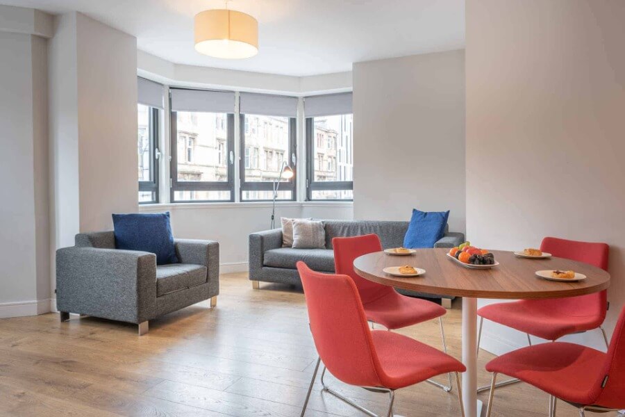 InnClusive’s apartment at Bath Street, Glasgow - Living area