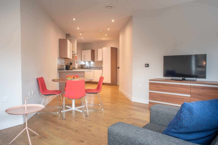 InnClusive’s apartment at Bath Street, Glasgow - Living area