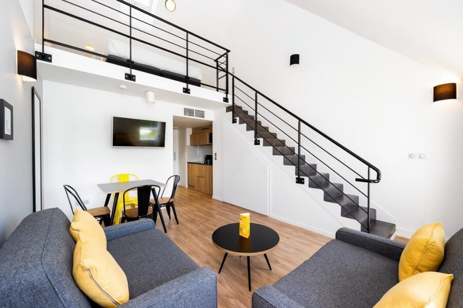 InnClusive’s apartment at Marne La Vallee, Paris - living area