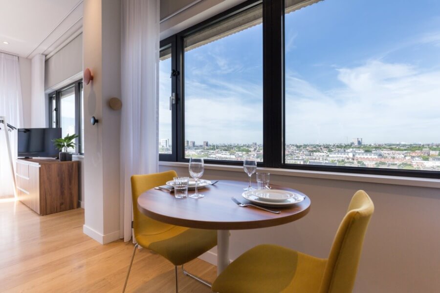 InnClusive’s apartment at DA Rotterdam, Netherlands - living area