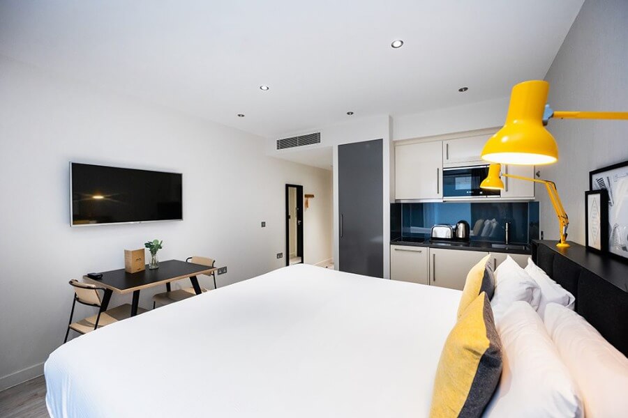 InnClusive’s apartment at Barbican Centre, York - Bedroom